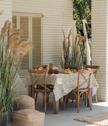 Mediterranean styled dining table