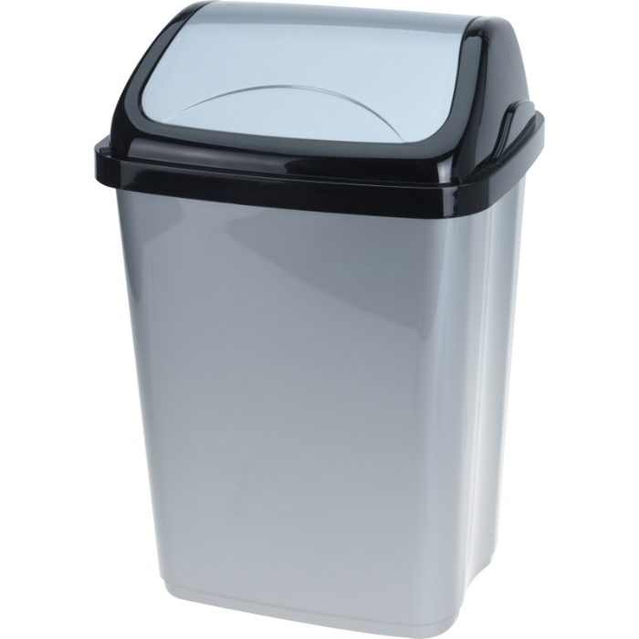 dustbin-pp-10ltr-black-grey