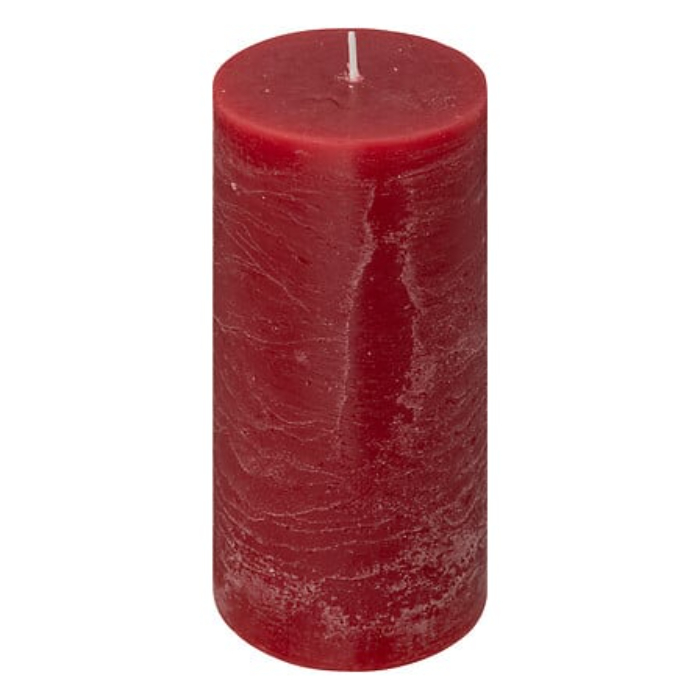 atmosphera-olia-red-round-candle-6-48x14cm