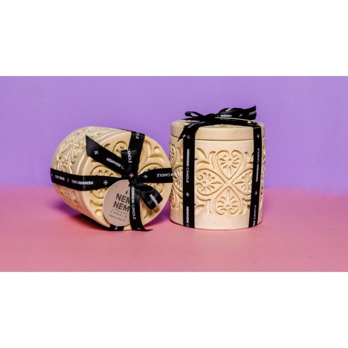 nemnem-candle-large-cylinder-jar-maltese-heart-tile-greybeigerose