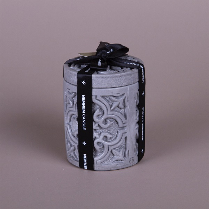 nemnem-candle-small-cylinder-jar-maltese-tile-greybeigebluerose