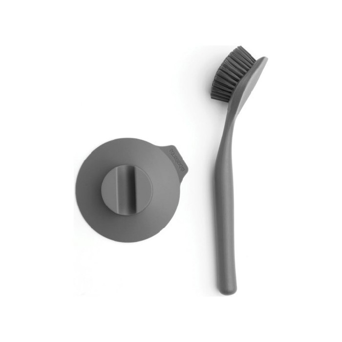 brabantia-dish-brush-with-suction-cup-holder-dark-grey