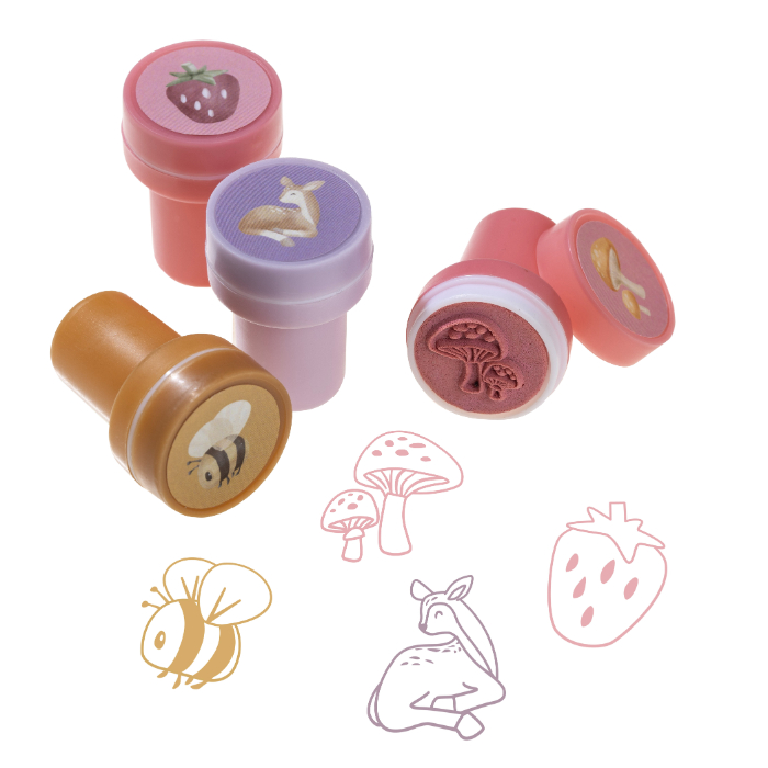 self-inking-stamps-fairy-garden