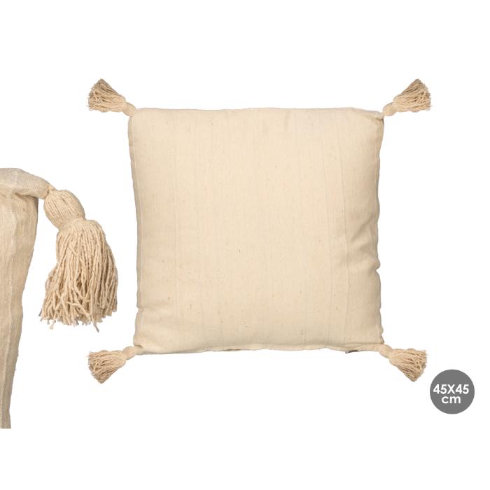 beige-relief-stripes-pillow-45x45cm