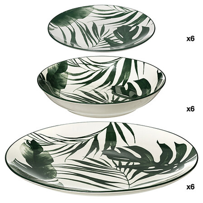secret-de-gourmet-palm-green-18-piece-dinner-set