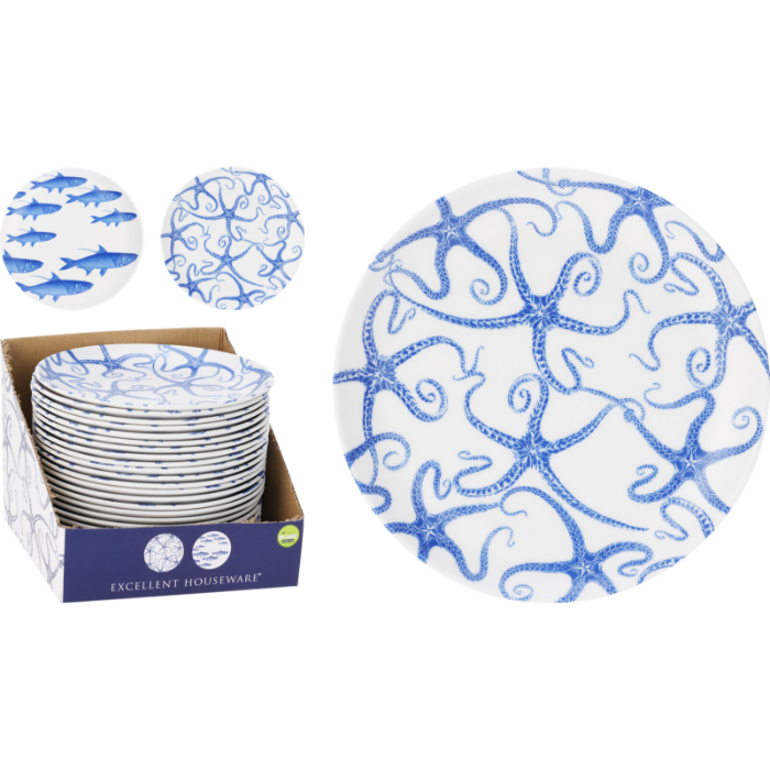 plate-flat-melamine-20cm-sea