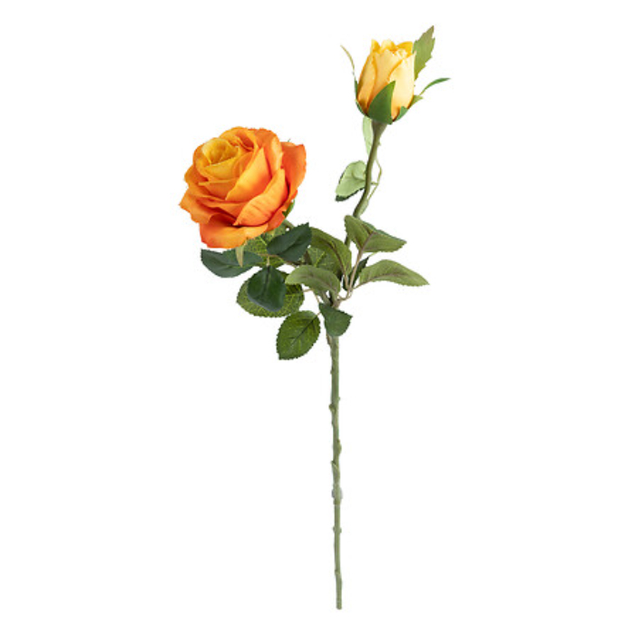 atmosphera-artificial-rose-stems-orange-h48cm