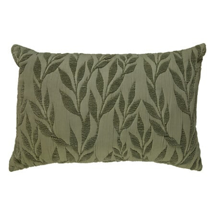 atmosphera-gauze-jacquard-cushion-letho-green-38cm-x-58cm
