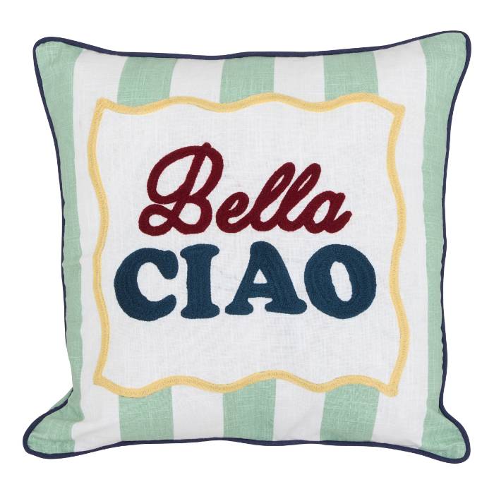 della-striped-bella-ciao-cushion-celadon-green-40-x-40-cm