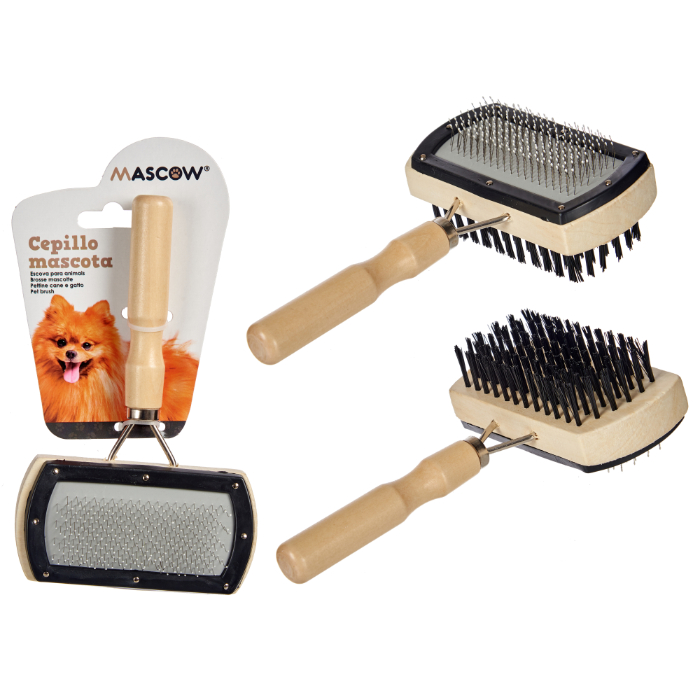 pet-brush-double-side-wooden-handle