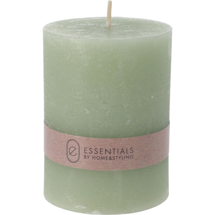candle-pillar-6x8cm-mid-green