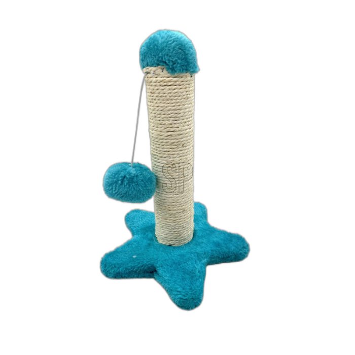cat-tree-on-stand-with-ball-light-blue