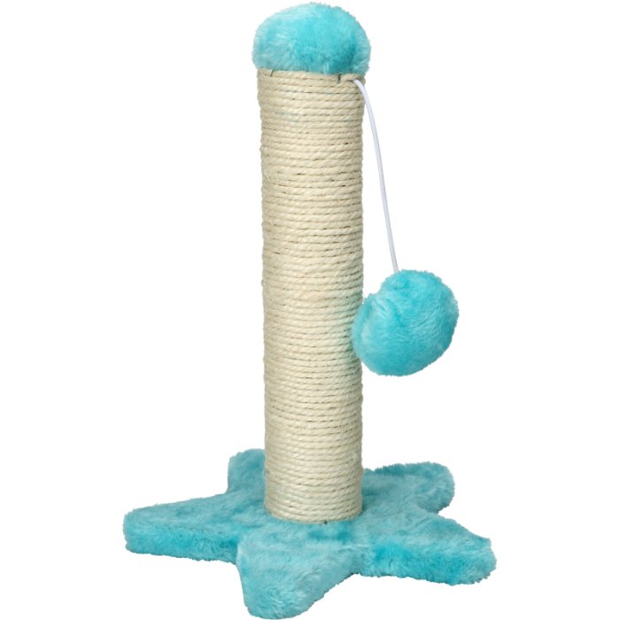 cat-tree-on-stand-with-ball-light-blue