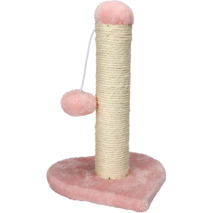 cat-tree-on-stand-with-ball-pink