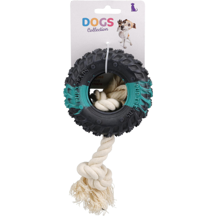 tyre-and-rope-dog-toy-assorted