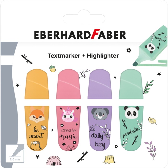 textliner-mini-animal-wallet-x-4-assorted-colours