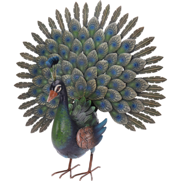 peacock-metal-30x65x63cm