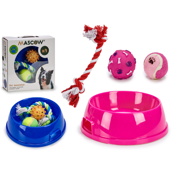 dog-bowl-and-dog-toys-set-2-assorted