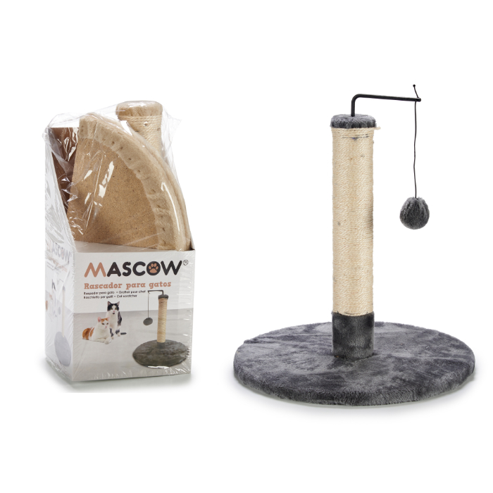 grey-cat-scratcher-tree-mix-with-ball