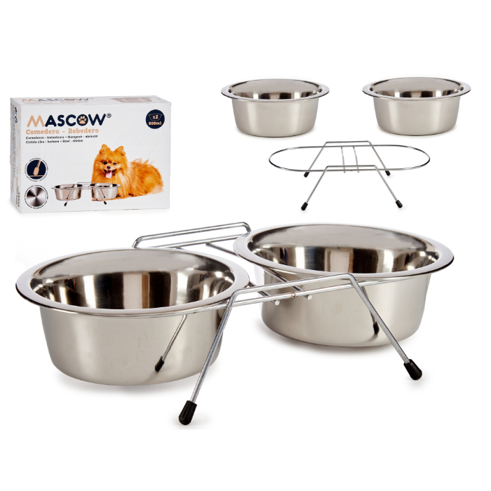 dog-bow-set-2-800ml-stainless-steel