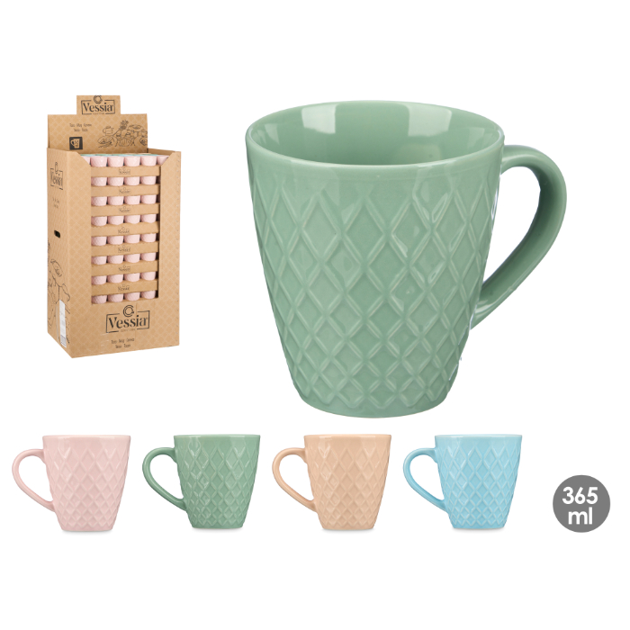 ceramic-mug-rhombus-9cm-pastel-col-assorted-4-365ml