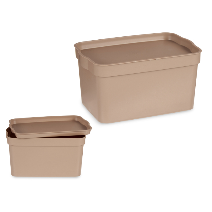 beige-plastic-storage-box-with-cover-2-3l