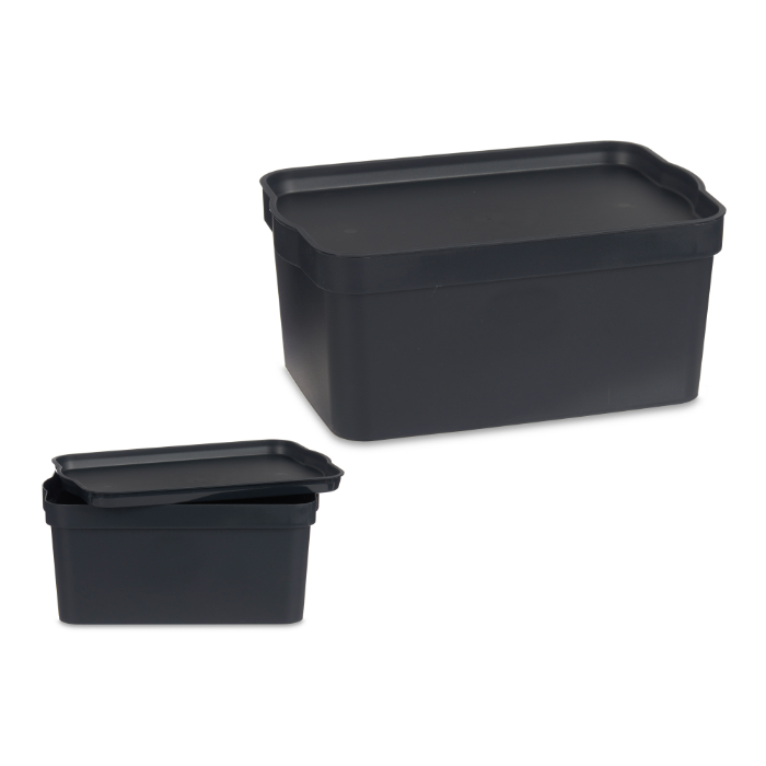 anthracite-plastic-storage-box-with-cover-7-5l