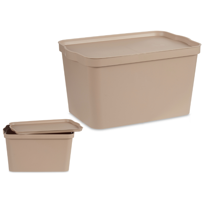 beige-plastic-storage-box-with-cover-24l
