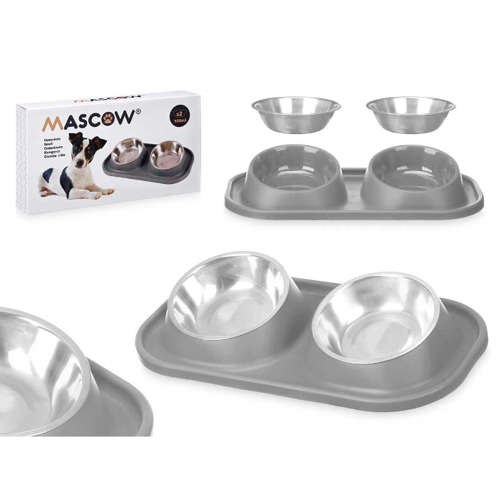 dog-metal-double-feeder-design-grey