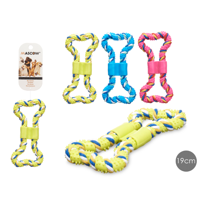 dog-teething-ring-2-handles-silicone-19cm-assorted-3