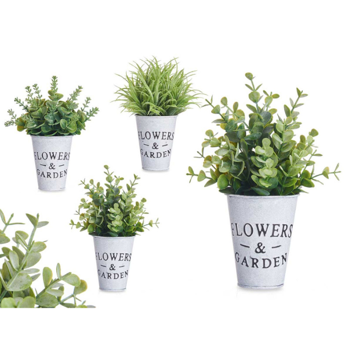 aged-green-flowering-plant-in-23cm-metal-pot-assorted-3-