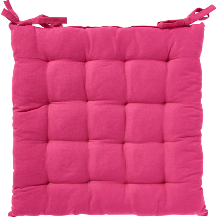 quilted-chair-cushion-with-ties-40-x-40-cm-assorted-colours