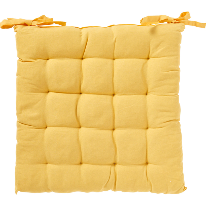 quilted-chair-cushion-with-ties-40-x-40-cm-assorted-colours