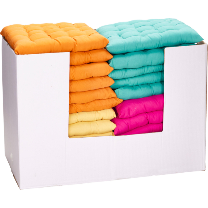 quilted-chair-cushion-with-ties-40-x-40-cm-assorted-colours