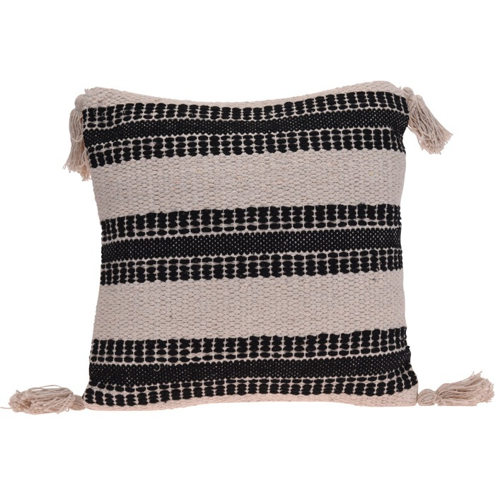 cushion-45x45cm-black-stripe