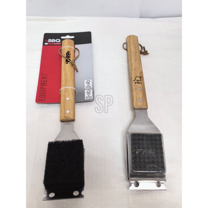 bbq-brush-steel-wood-40cm