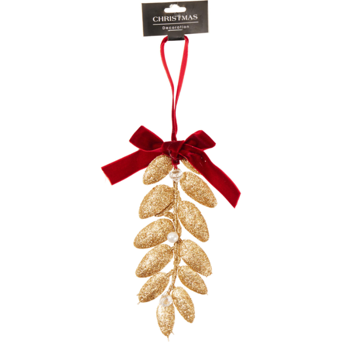 gold-leaf-hanging-decoration-with-red-bow
