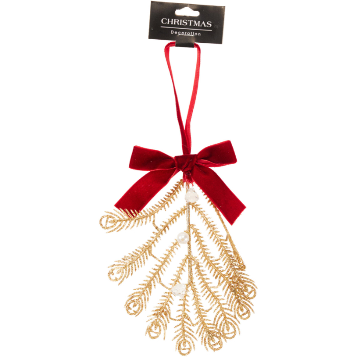 gold-leaf-hanging-decoration-with-red-bow