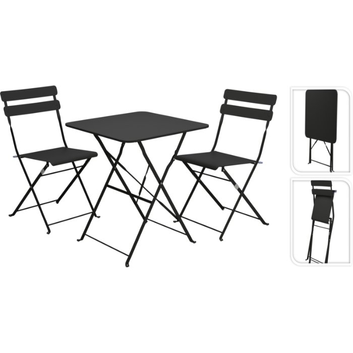 bistro-set-metal-3pcs-black