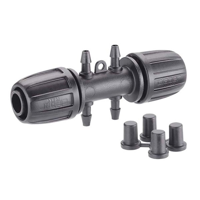 claber-12inch-connector-with-4x14inch-outlets