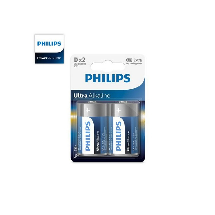 philips-battery-ulra-alkaline-d-set-of-2-box-12