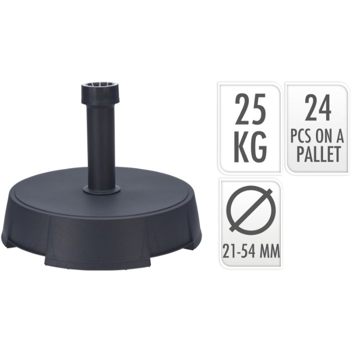 parasol-base-25kg-anthracite