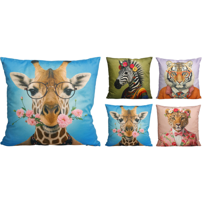 cushion-45x45cm-4ass-animals