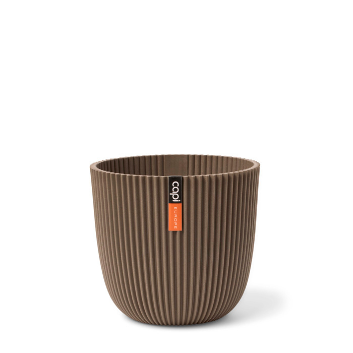 planter-ball-groove-16-5x15-warm-taupe