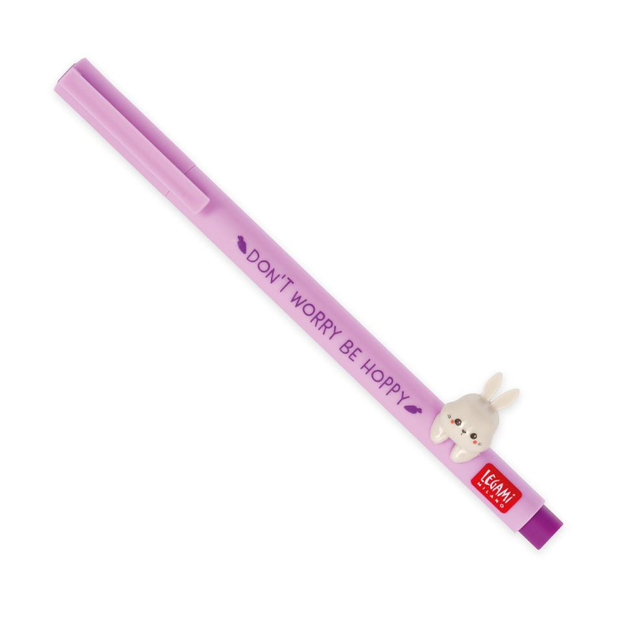 pen-gelwith-animal-decoration-bunny-x-15-purp-ink
