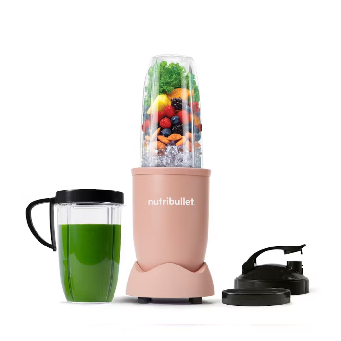nutribullet-pro-smoothie-maker-to-go-lids-clay-pink-900w