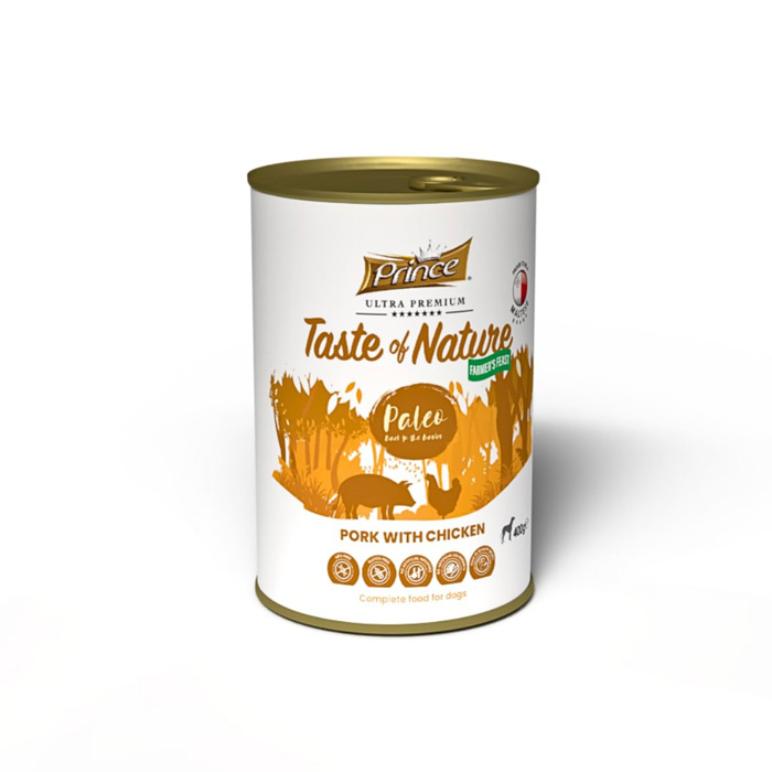 prince-taste-of-nature-pork-with-chicken-wet-dog-food-400g