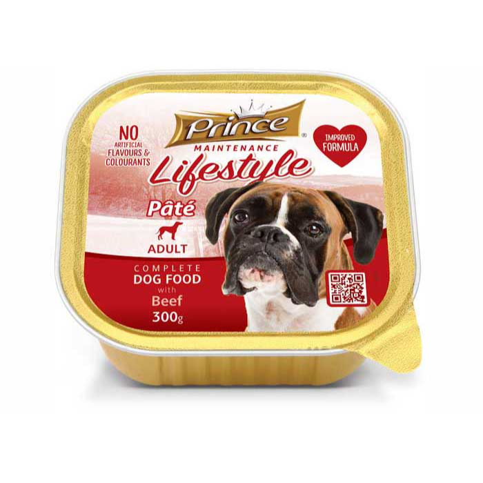 prince-maintenance-lifestyle-beef-pâté-wet-dog-food-300-g