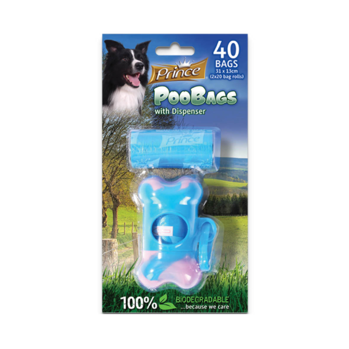 prince-poo-bags-with-dispenser-2x20-bag-rolls-cl10004