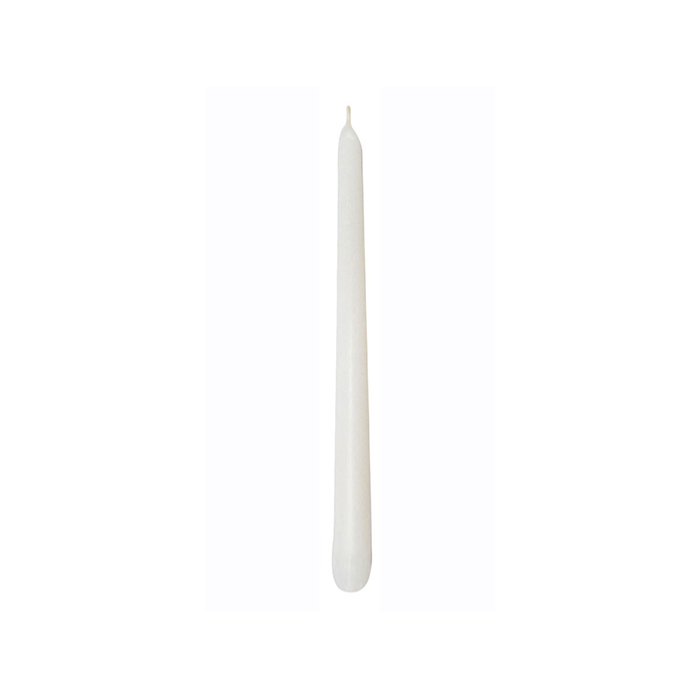spaas-white-taper-candle-25cm